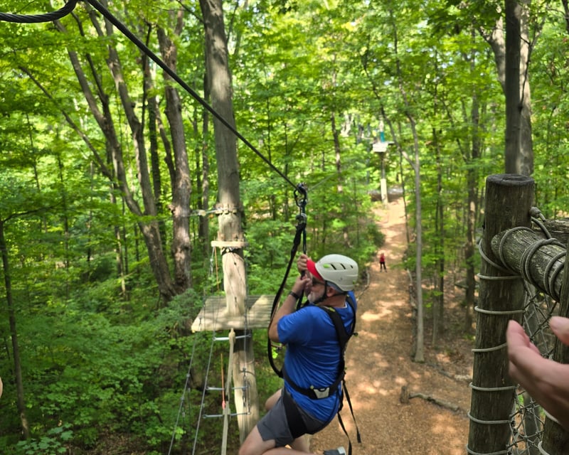 Zipline & Ropes Course at Geneva State Park