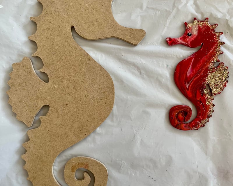 Boise Fluid Art Wood Pouring Workshop