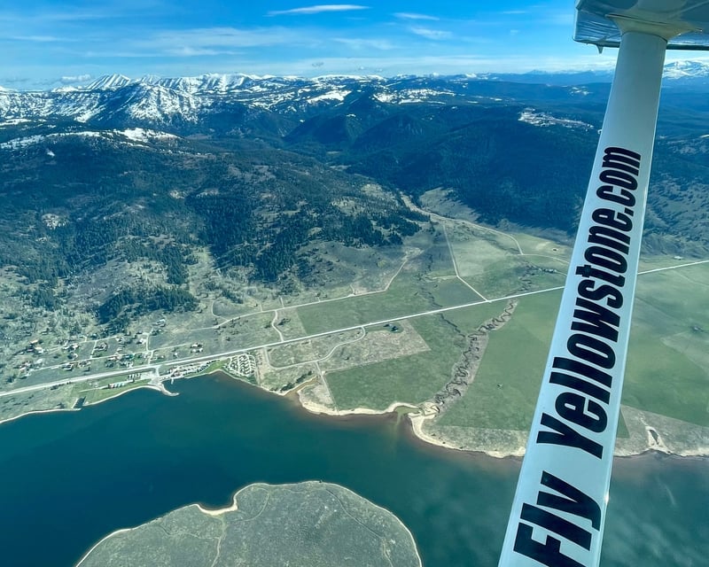 Mountain & River Flight Tour in West Yellowstone
