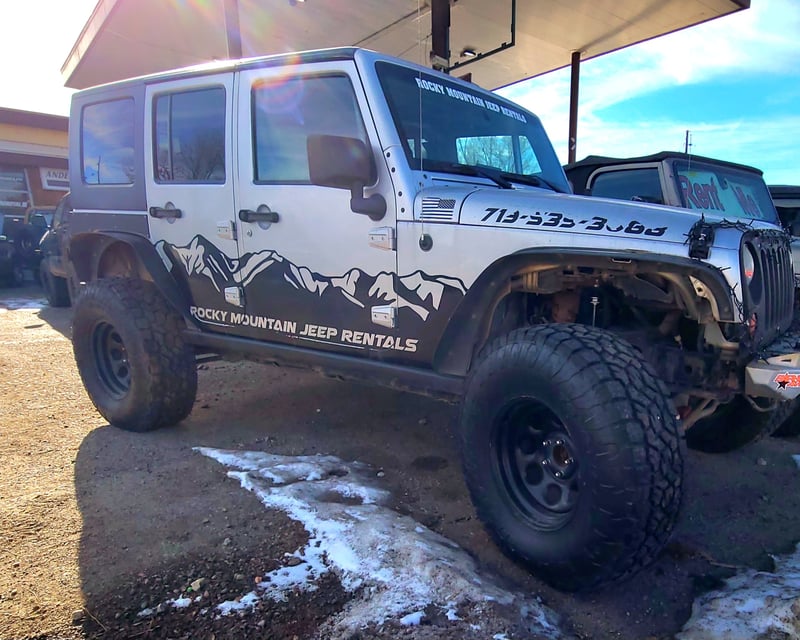Salida 4-Door Jeep Wrangler Rental
