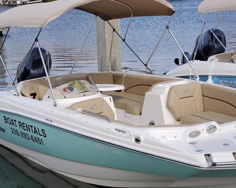 Naples 8-Hour Deck Boat Rental
