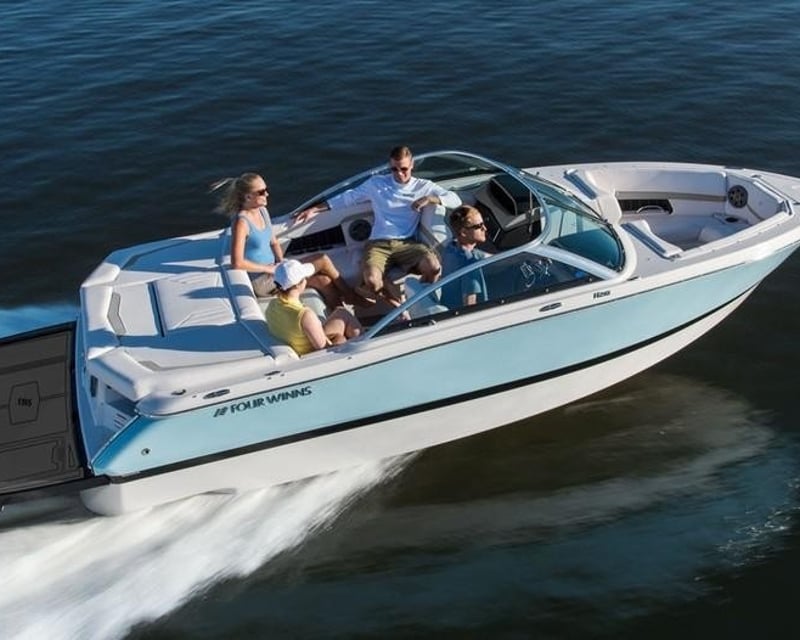 21' Captained Boat Rental with Towables on Lake Tahoe