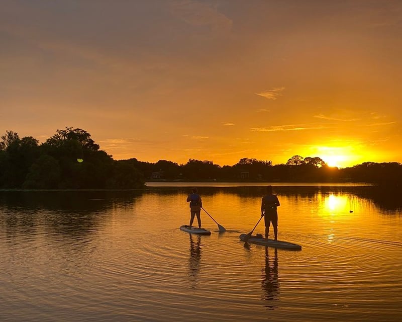 Sunset Clear Kayak or Paddleboard Tour in Orlando