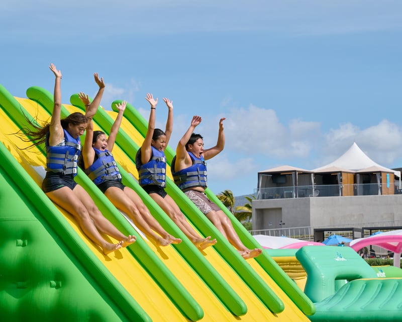 Floating Obstacle Course Party Package in Ewa Beach