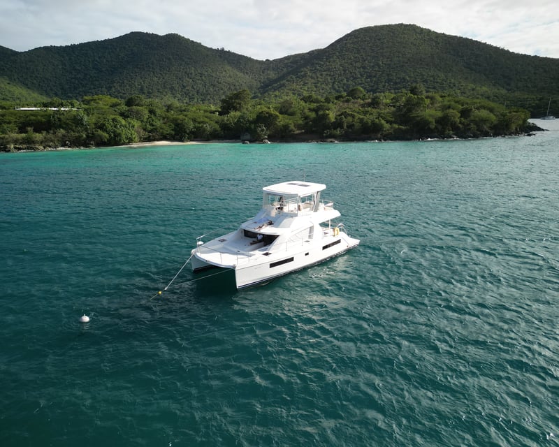 Private Full-Day BVI Power Catamaran Charter from St. Thomas