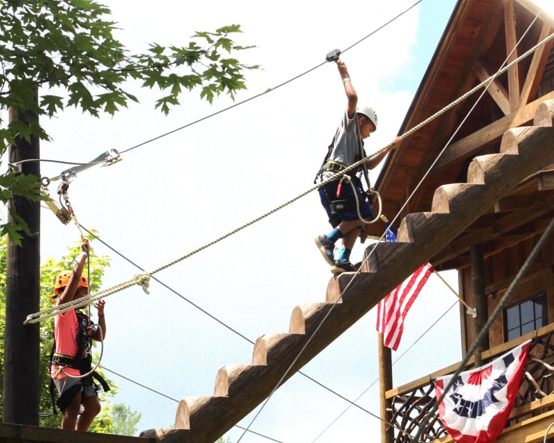 Helen Aerial Adventure Course With Short Zipline