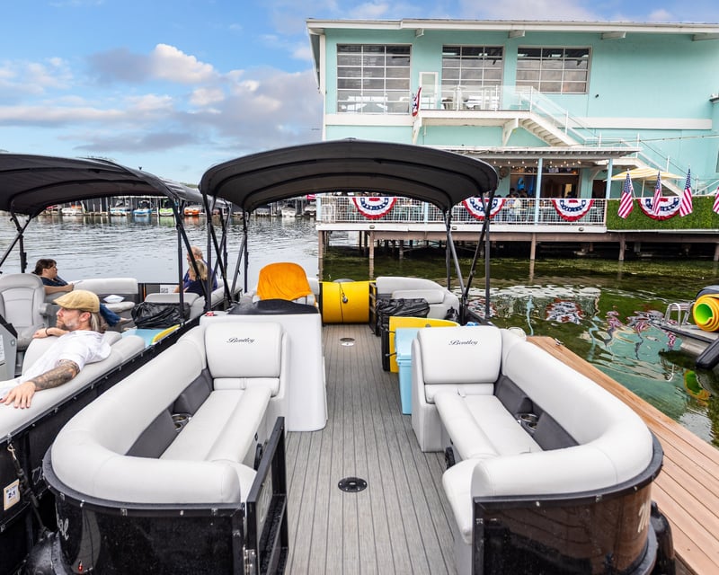 Private Captained Pontoon Charter on Lake Austin