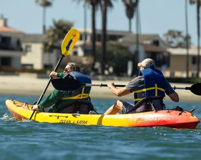 Tandem Kayak Rental on Mission Bay, San Diego