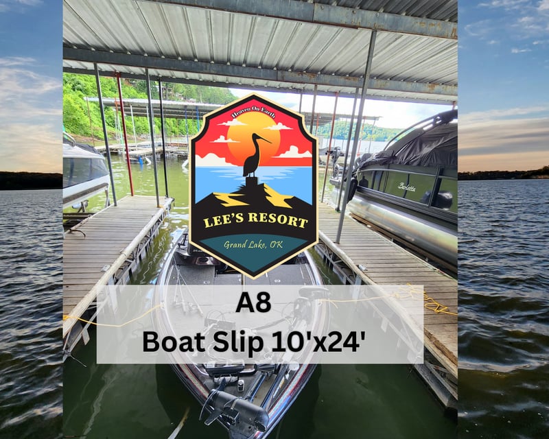 Rent a Covered Boat Slip at Lee’s Grand Lake Resort