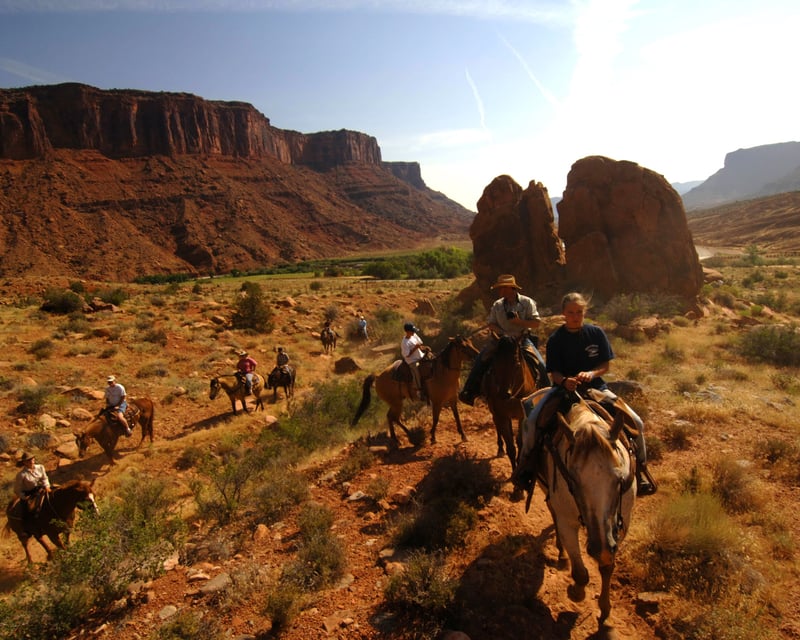 Horseback Riding on John Wayne Trails in Moab