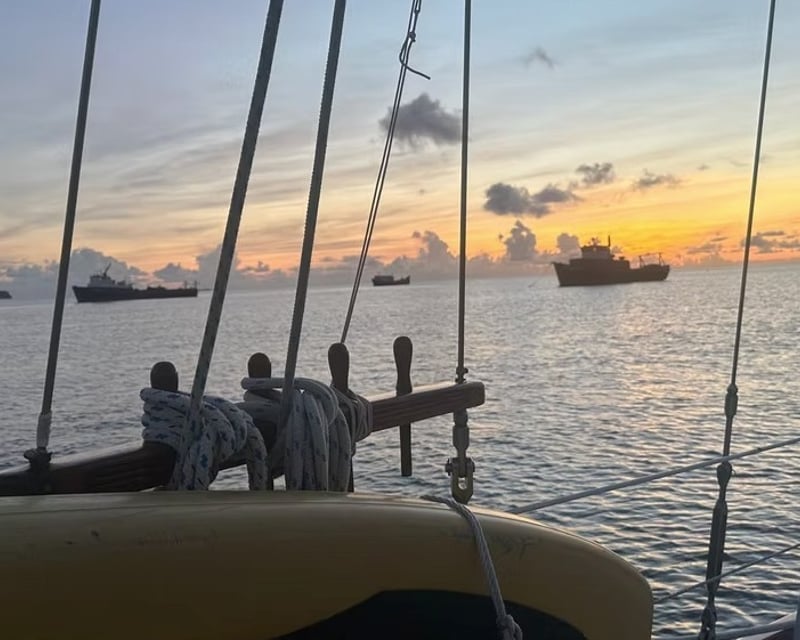 Sunset Sail on a Historic Monohull in St. John