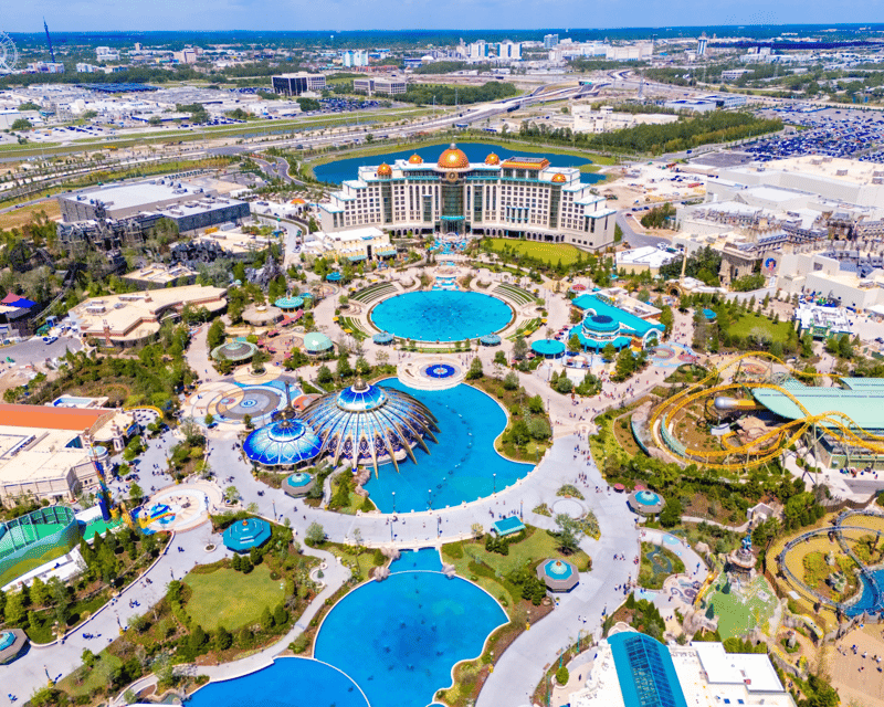 Epic Universe Helicopter Tour Over Orlando
