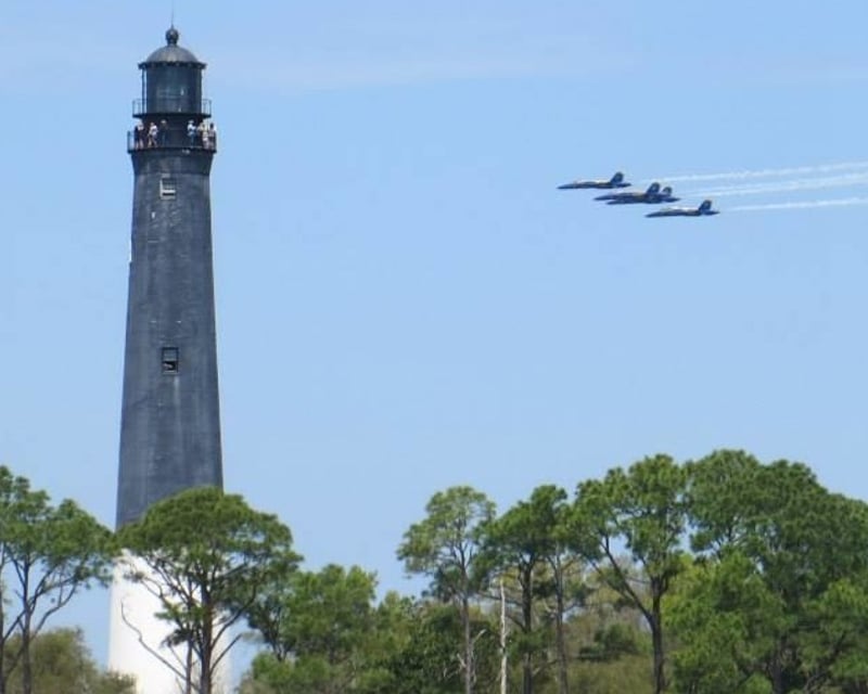 Blue Angels Practice Cruise in Pensacola Beach