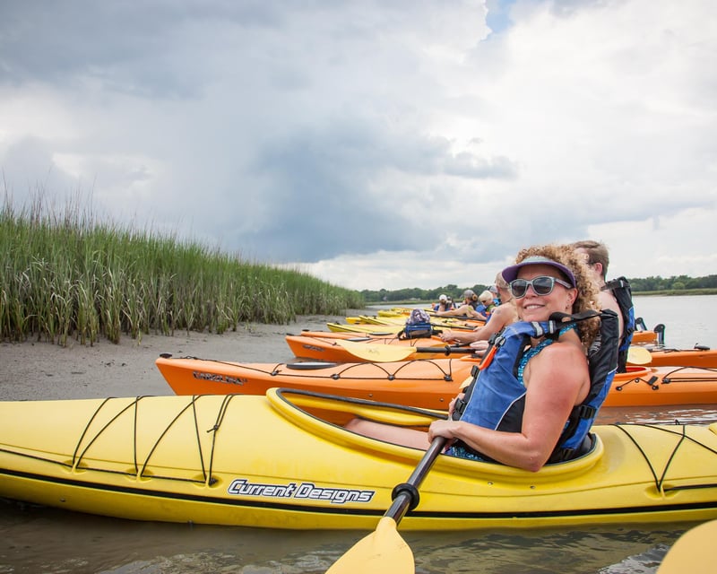 Guided Lowcountry Marsh Kayak Tour Near Folly Beach