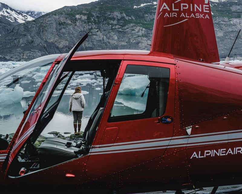 Columbia Glacier Helicopter Tour & Landing from Valdez