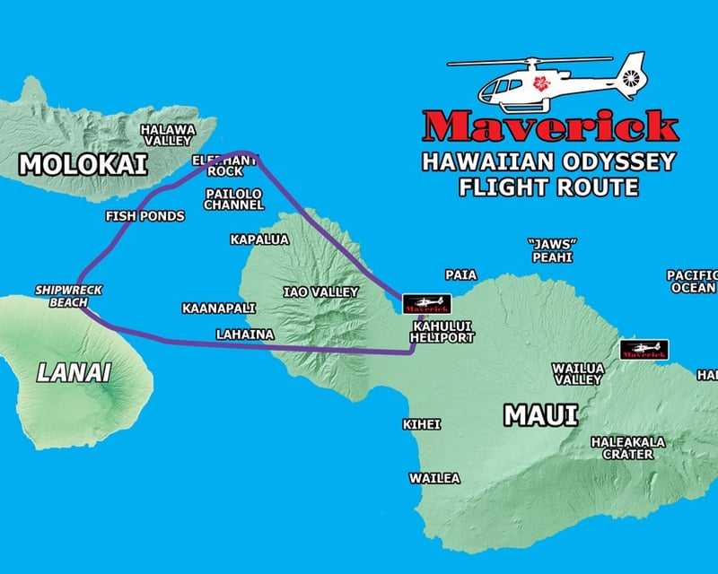 Maui Helicopter Tour Over Molokai & Lanai