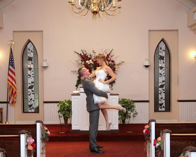Las Vegas Gold Wedding Ceremony