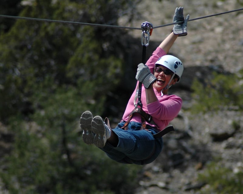 Zipline Across Lost Canyon in Wellsville, CO