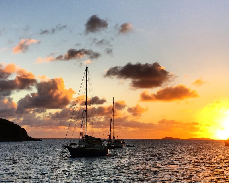 Private Sunset Sail on a Classic Yacht in St. Thomas