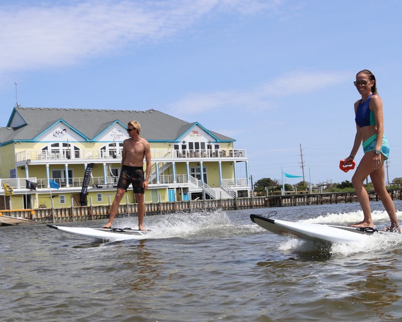 Electric Surfboard Ride in Rodanthe