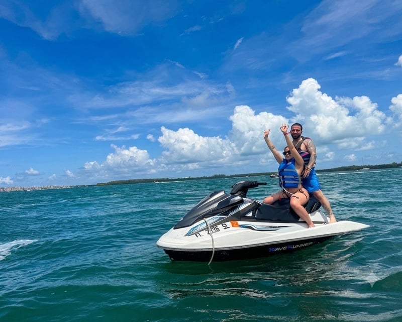 Double Rider Jet Ski Rental on Biscayne Bay in Miami