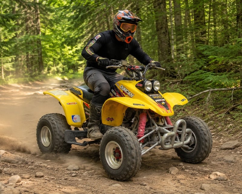 Single-Rider Manual ATV Rental in Brantingham, NY