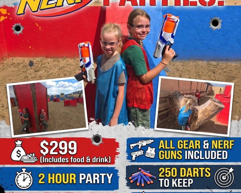 Private Nerf Field Party in Erie, CO