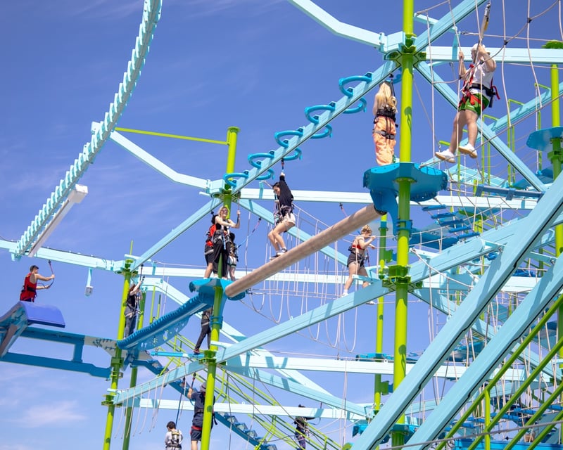 Climb a 3-Story Ropes Course in Pensacola Beach
