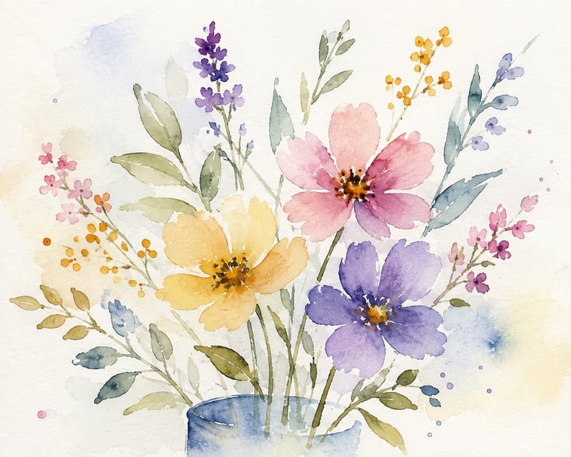Date Night Watercolor Class in Florence, WI