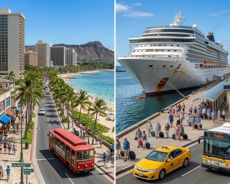 90-Minute Shuttle From Waikiki to Cruise Ship Pier