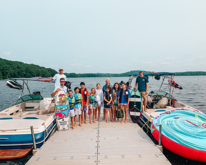 Kids Waterski Clinic in New Milford, CT