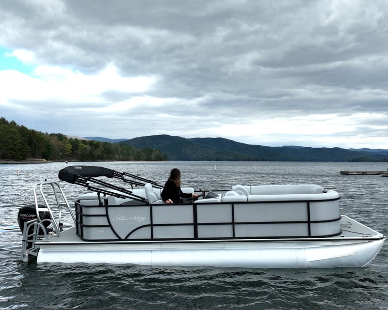 Double-Bimini Pontoon Rental in Salem