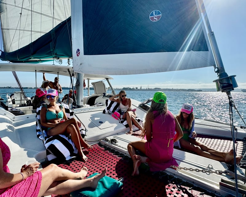 Private Catamaran Sailing Charter on San Diego Bay
