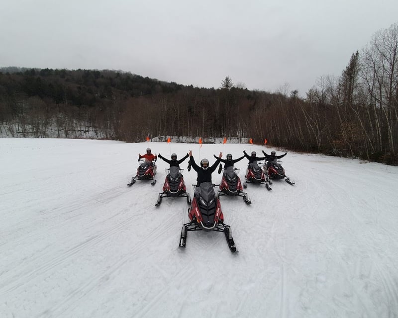 Two-Hour Backcountry Snowmobile Tour in Stowe