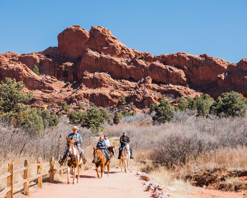 Garden of the Gods 1-Hour Guided Horseback Ride