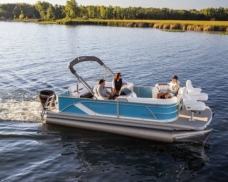Fishing Pontoon Rental on Lake Minnetonka