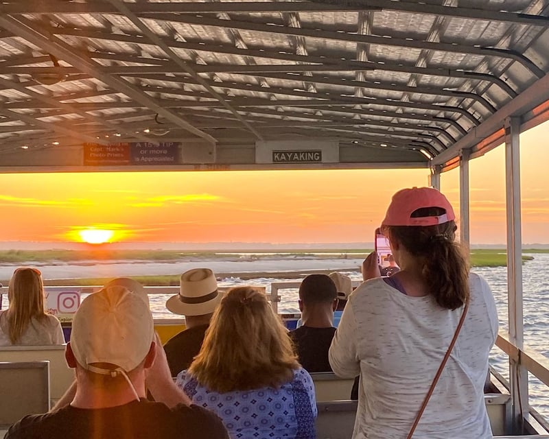 Sunset Assateague Wild Pony Cruise in Chincoteague