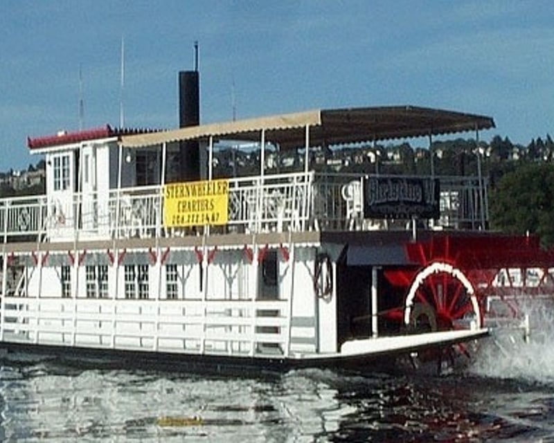 Private Sternwheeler Boat Charter in Seattle