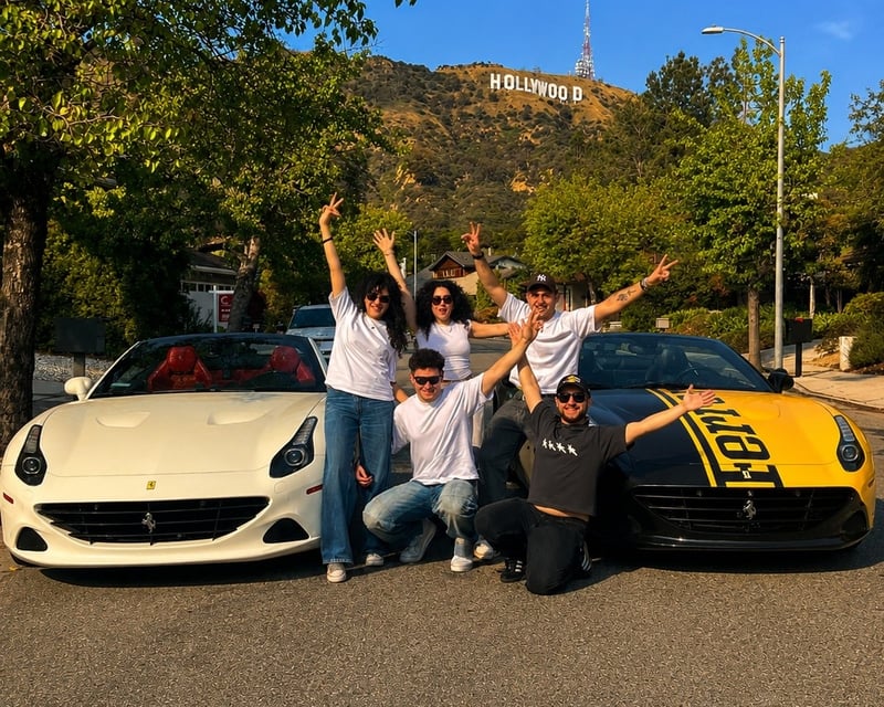 Hollywood Sign Ferrari Tour