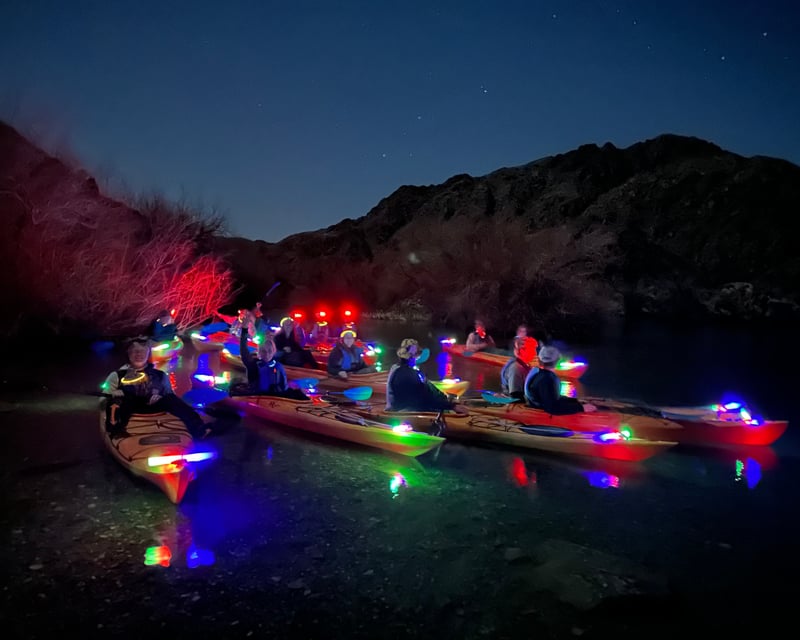 Black Canyon Moonlight Kayak Tour Near Las Vegas