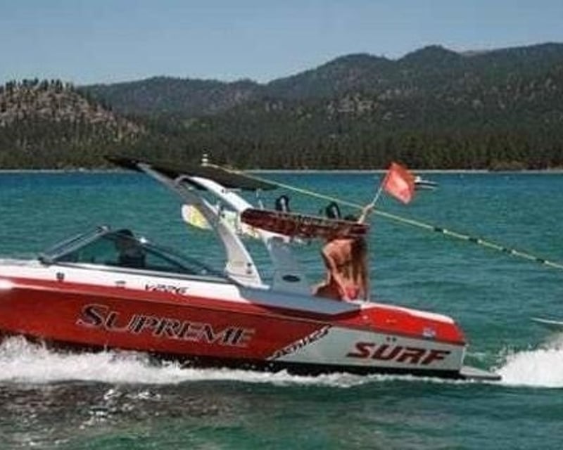 Wake Surf & Ski Boat Rental on Lake Tahoe
