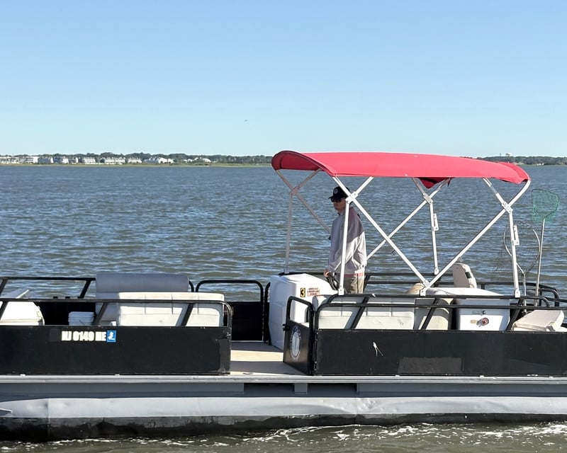 24' Fishing Pontoon Rental in Ocean City