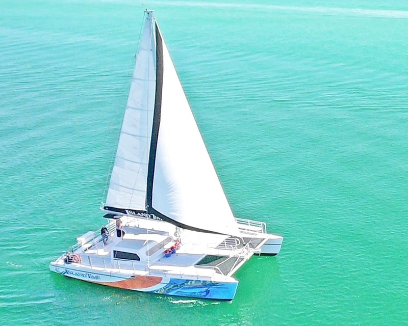 Shell Island Snorkel Cruise on the Island Time II Catamaran