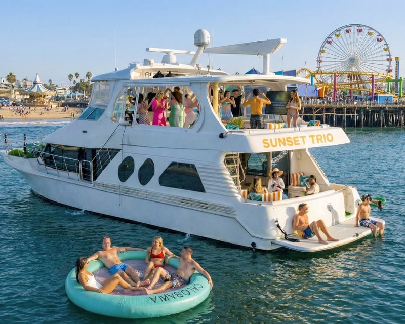 Private 63' Party Yacht Charter in Marina del Rey