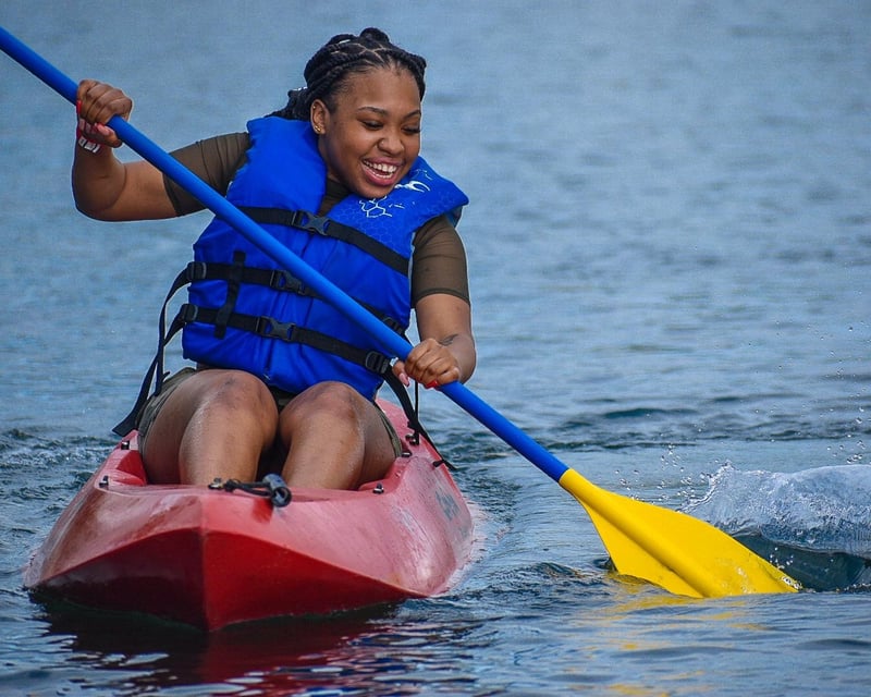 Single Kayak Rental in Condado Lagoon, San Juan