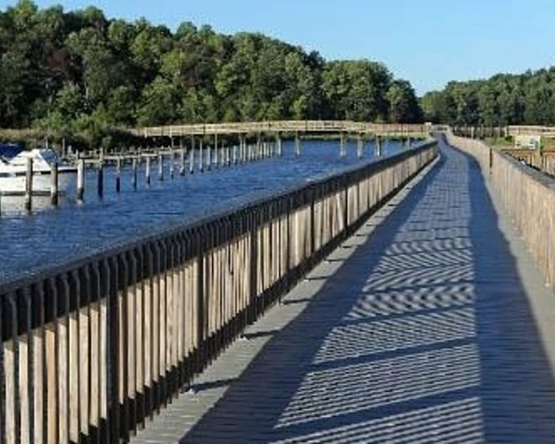Railway Trail Guided Walking Tour in Chesapeake Beach