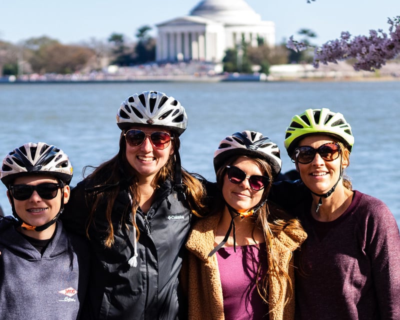 Cherry Blossom Guided Bike Tour in Washington DC