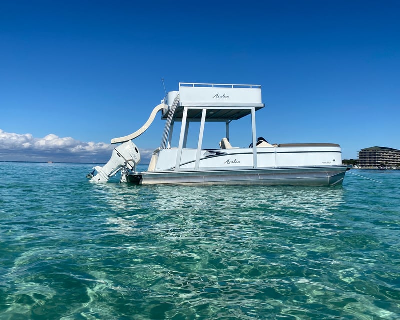 Captained Pontoon Charter in Destin Harbor