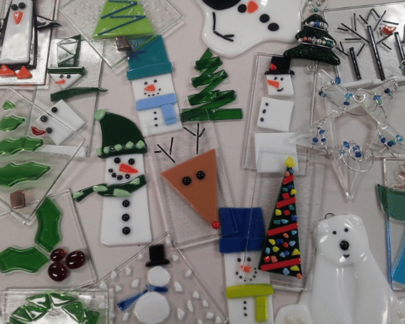 Fused Glass Ornament Making Class in Beavercreek, OH