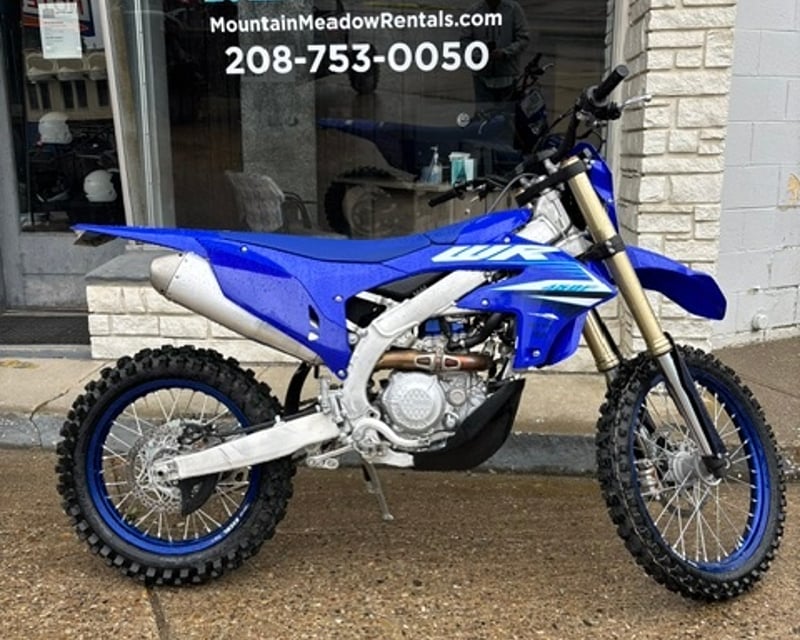 Dirt Bike Rental in Donnelly on a Yamaha WR 450